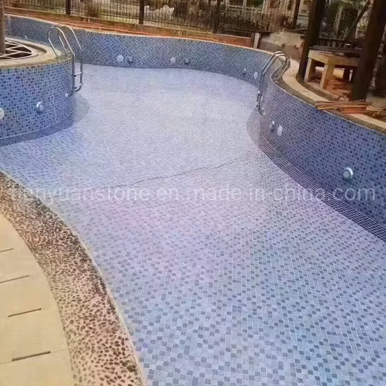 Schwimmbad-Design, Kunstglasmosaik, Ozean-Fische-Muster, Pool-Glasmosaik-Wandbilder